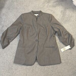 Calvin Klein Women's One Button Blazer Suit Jacket